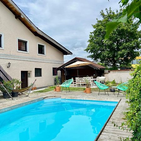 Baeckerhaus - Wohnung Mit Pool Und Garten Gmunden Exterior foto