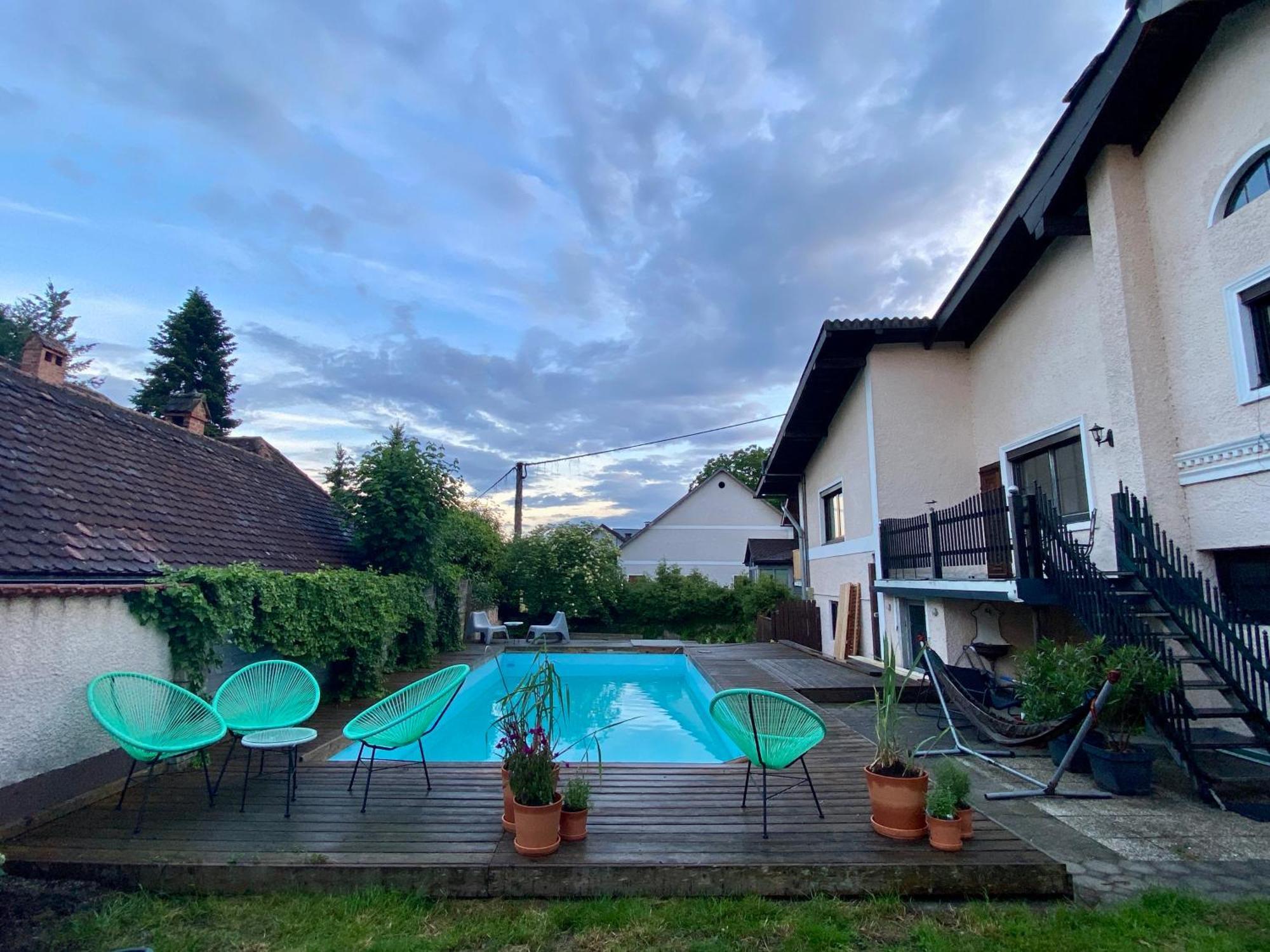 Baeckerhaus - Wohnung Mit Pool Und Garten Gmunden Exterior foto