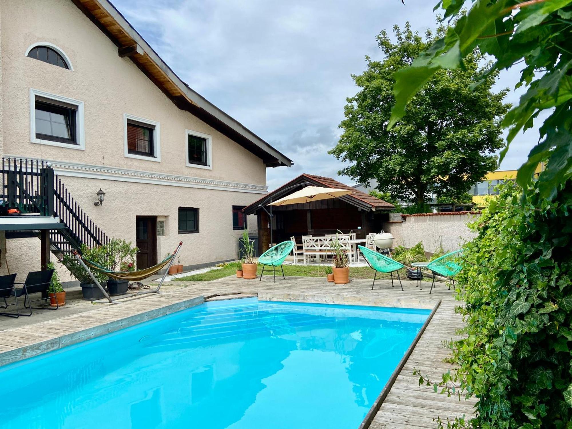 Baeckerhaus - Wohnung Mit Pool Und Garten Gmunden Exterior foto